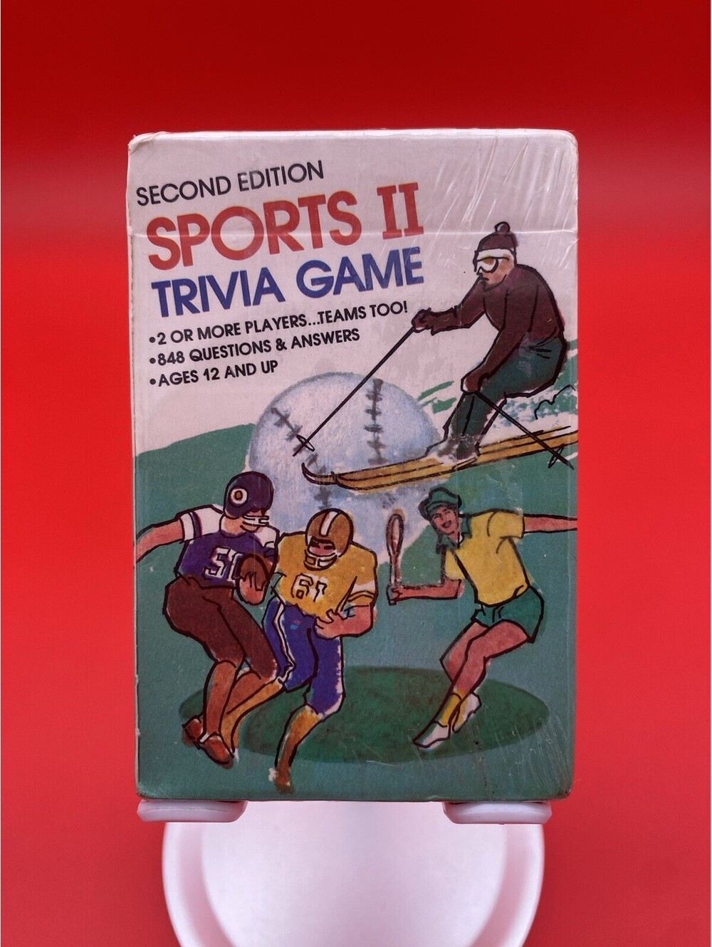 Hoyle 2nd Edition Sports II Pocket Trivia Card Game - Sealed - VTG 1980s